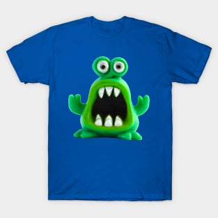 Scared green alien T-Shirt